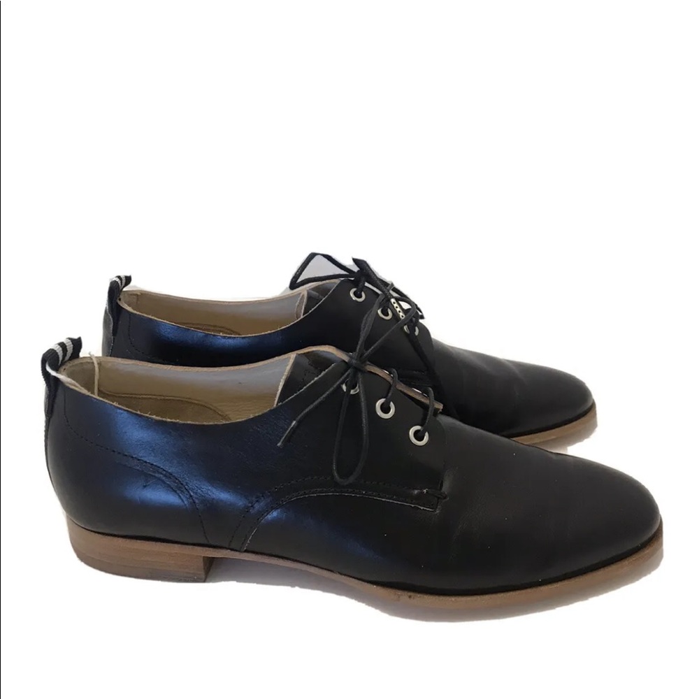 Rag & Bone Women’s Flat Lace-up Brogues Black Leather EU 40/ US 10